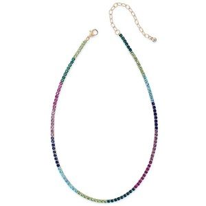 3mm Crystal Station All-Around Necklace